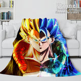 Laden Sie das Bild in den Galerie-Viewer, Dragon Ball Flanell-Fleece-Decke, Überwurf, Cosplay-Steppdecke, Wickeldecke