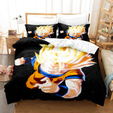 Laden Sie das Bild in den Galerie-Viewer, Dragon Ball Son Goku Kakarotto Bettwäsche-Set, Steppdecke, Bettbezug, Bett-Sets