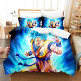 Laden Sie das Bild in den Galerie-Viewer, Dragon Ball Son Goku Bettwäsche-Set, Bettbezug, Bett-Sets