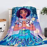 Laden Sie das Bild in den Galerie-Viewer, Encanto Mirabel Decke Cosplay Flanell Überwurf Raumdekoration