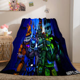 Laden Sie das Bild in den Galerie-Viewer, Five Nights at Freddy&#39;s Flanell-Fleecedecke, Cosplay-Bettdecke