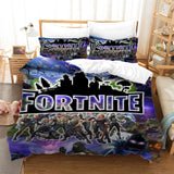 Laden Sie das Bild in den Galerie-Viewer, Spiel Fortnite Cosplay Bettwäsche-Set Quilt Bettbezüge Bettlaken-Sets