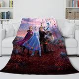 Laden Sie das Bild in den Galerie-Viewer, Frozen 2 Prinzessin Anna Elsa Flanell-Fleece-Decke