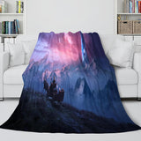 Laden Sie das Bild in den Galerie-Viewer, Frozen 2 Prinzessin Anna Elsa Flanell-Fleece-Decke