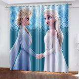 Laden Sie das Bild in den Galerie-Viewer, Frozen 2 Elsa Vorhänge Cosplay Blackout Fenstervorhänge