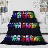 Laden Sie das Bild in den Galerie-Viewer, Game Among Us Flanell-Fleece-Decke Dunelm Quilt Wrap Nap Blanket