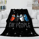 Laden Sie das Bild in den Galerie-Viewer, Game Among Us Flanell-Fleece-Decke Dunelm Quilt Wrap Nap Blanket