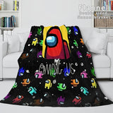 Laden Sie das Bild in den Galerie-Viewer, Game Among Us Flanell-Fleece-Decke Dunelm Quilt Wrap Nap Blanket