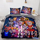 Laden Sie das Bild in den Galerie-Viewer, Spiel Five Nights at Freddy&#39;s Bettwäsche-Set Steppdecke Bettbezug Bett-Sets