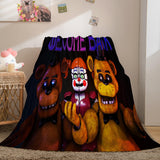 Laden Sie das Bild in den Galerie-Viewer, Spiel Five Nights at Freddy&#39;s Blanket Flannel Fleece Blanket Nap Quilt