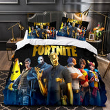 Laden Sie das Bild in den Galerie-Viewer, Fortnite Kinder-Bettwäsche-Set UK Bettbezug-Bett-Sets