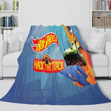 Laden Sie das Bild in den Galerie-Viewer, Hot Wheels Flanell-Fleecedecke