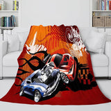 Laden Sie das Bild in den Galerie-Viewer, Hot Wheels Flanell-Fleecedecke