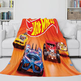 Laden Sie das Bild in den Galerie-Viewer, Hot Wheels Flanell-Fleecedecke