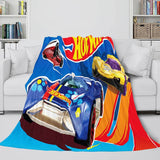 Laden Sie das Bild in den Galerie-Viewer, Hot Wheels Flanell-Fleecedecke