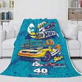 Laden Sie das Bild in den Galerie-Viewer, Hot Wheels Flanell-Fleecedecke