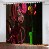 Laden Sie das Bild in den Galerie-Viewer, Game Poppy Playtime Curtains Blackout Window Drapes