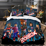 Laden Sie das Bild in den Galerie-Viewer, Spiel Roblox Bettwäsche-Set Quilt Duvet Cover Bed Sets Weihnachtsgeschenk