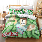 Laden Sie das Bild in den Galerie-Viewer, Spiel Roblox Cosplay Bettwäsche Set Bettbezug Kinder Bettwäsche Sets