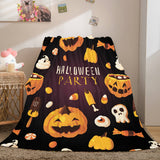 Laden Sie das Bild in den Galerie-Viewer, Halloween Castle Cosplay Flanell-Fleece-Decke Wrap Nap Quilt Decken