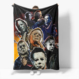 Laden Sie das Bild in den Galerie-Viewer, Halloween Horror Robe Flanell Fleece Blanket Wrap Nickerchen Bettwäsche Decke