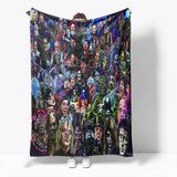 Laden Sie das Bild in den Galerie-Viewer, Halloween Horror Robe Flanell Fleece Blanket Wrap Nickerchen Bettwäsche Decke