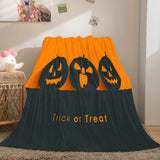 Laden Sie das Bild in den Galerie-Viewer, Halloween-Party-Dekoration, Flanell-Fleece-Decke, Nickerchen-Decke