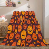 Laden Sie das Bild in den Galerie-Viewer, Halloween-Party-Dekoration, Flanell-Fleece-Decke, Nickerchen-Decke