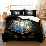 Laden Sie das Bild in den Galerie-Viewer, Harry Potter Cosplay UK Bettwäsche-Set Quilt Bettbezug Bettwäsche-Sets