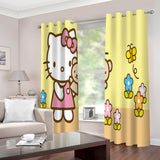 Laden Sie das Bild in den Galerie-Viewer, Hello Kitty 2022 Vorhänge Verdunkelungsvorhänge für die Raumdekoration