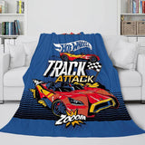 Laden Sie das Bild in den Galerie-Viewer, Hot Wheels Blanket Flanell-Fleece-Decke