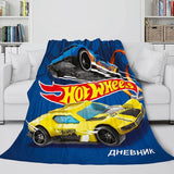 Laden Sie das Bild in den Galerie-Viewer, Hot Wheels Blanket Flanell-Fleece-Decke