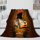 Laden Sie das Bild in den Galerie-Viewer, Hot Wheels Blanket Flanell-Fleece-Decke