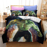 Laden Sie das Bild in den Galerie-Viewer, Hulk Bruce Banner Cosplay Bettwäsche-Set Bettbezug Quilt Bettwäsche-Sets