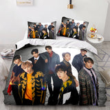 Laden Sie das Bild in den Galerie-Viewer, JYP Stray Kids Cosplay Bettwäsche-Set Quilt Bettbezüge Bettwäsche-Sets