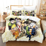 Laden Sie das Bild in den Galerie-Viewer, Japan Anime Naruto Cosplay Kinder Bettwäsche Set Steppdecke Bettbezug Bettsets