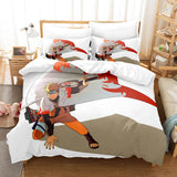 Laden Sie das Bild in den Galerie-Viewer, Japan Anime Naruto Cosplay Kinder Bettwäsche Set Steppdecke Bettbezug Bettsets