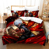 Laden Sie das Bild in den Galerie-Viewer, Japan Anime Tokyo Ghoul Cosplay Bettwäsche-Set Quilt Bettbezug Bett-Sets