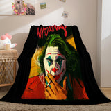 Laden Sie das Bild in den Galerie-Viewer, Joker Cosplay Decke Flanell Fleece Überwurf Cosplay Bettwäsche Decke