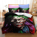 Laden Sie das Bild in den Galerie-Viewer, Joker Jack Napier Cosplay Bettwäsche-Set Quilt Bettbezüge Bett-Sets