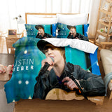 Laden Sie das Bild in den Galerie-Viewer, Justin Bieber Cosplay Bettwäsche-Set Quilt Bettbezüge Bettwäsche-Sets