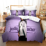 Laden Sie das Bild in den Galerie-Viewer, Justin Bieber Cosplay UK Bettwäsche-Set Quilt Bettbezug Bettwäsche-Sets