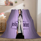 Laden Sie das Bild in den Galerie-Viewer, Justin Bieber Flanell-Fleece-Decke
