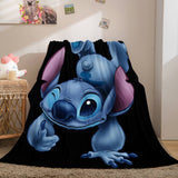 Laden Sie das Bild in den Galerie-Viewer, Lilo und Stitch Flanell-Fleecedecke