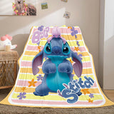 Laden Sie das Bild in den Galerie-Viewer, Lilo und Stitch Flanell-Fleecedecke