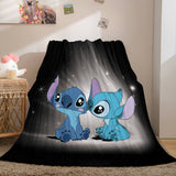 Laden Sie das Bild in den Galerie-Viewer, Lilo und Stitch Flanell-Fleecedecke