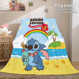 Laden Sie das Bild in den Galerie-Viewer, Lilo und Stitch Flanell-Fleecedecke