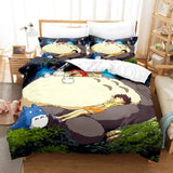 Laden Sie das Bild in den Galerie-Viewer, MY NEIGHBOR TOTORO Kinder-Bettwäsche-Set UK Bettbezug Steppbett-Sets