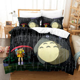 Laden Sie das Bild in den Galerie-Viewer, MY NEIGHBOR TOTORO Kinder-Bettwäsche-Set UK Bettbezug Steppbett-Sets