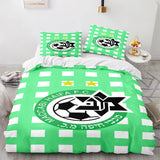 Laden Sie das Bild in den Galerie-Viewer, Maccabi Haifa FC Bettwäsche-Set Quilt Bettbezug Überwurf Bettwäsche-Sets